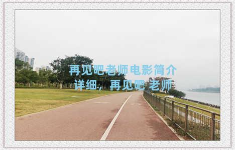 再见吧老师电影简介详细，再见吧 老师